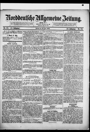Norddeutsche allgemeine Zeitung vom 25.07.1902