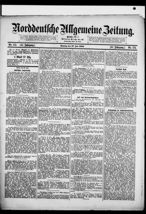 Norddeutsche allgemeine Zeitung on Jul 27, 1902