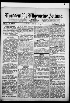 Norddeutsche allgemeine Zeitung on Jul 27, 1902