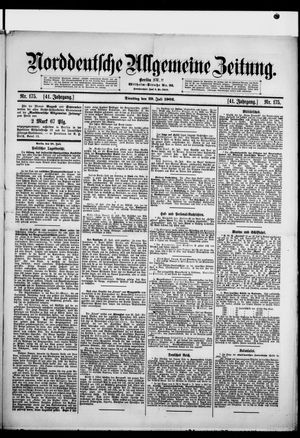 Norddeutsche allgemeine Zeitung vom 29.07.1902