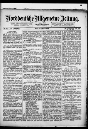 Norddeutsche allgemeine Zeitung vom 01.08.1902