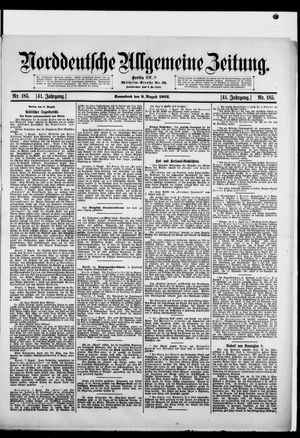 Norddeutsche allgemeine Zeitung on Aug 9, 1902