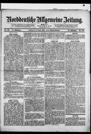 Norddeutsche allgemeine Zeitung vom 10.08.1902