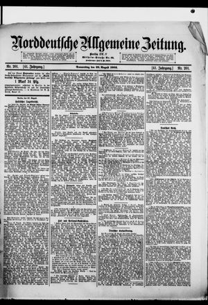 Norddeutsche allgemeine Zeitung on Aug 28, 1902
