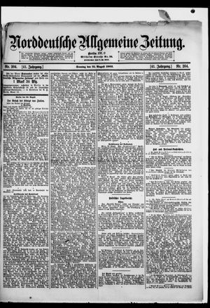 Norddeutsche allgemeine Zeitung vom 31.08.1902