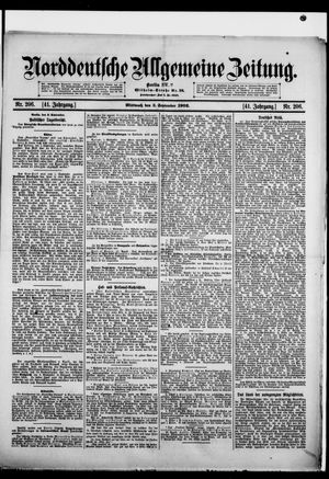 Norddeutsche allgemeine Zeitung vom 03.09.1902