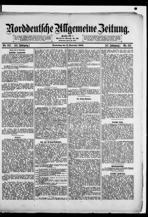 Norddeutsche allgemeine Zeitung vom 11.09.1902