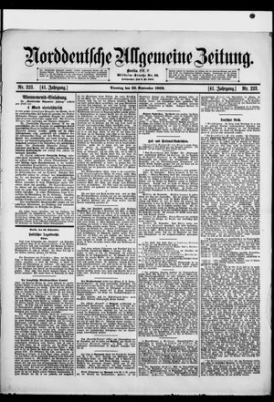 Norddeutsche allgemeine Zeitung vom 23.09.1902