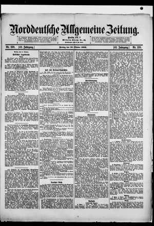 Norddeutsche allgemeine Zeitung vom 10.10.1902