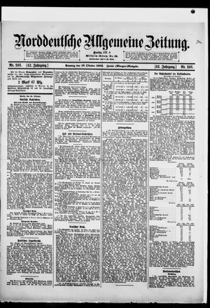 Norddeutsche allgemeine Zeitung vom 19.10.1902