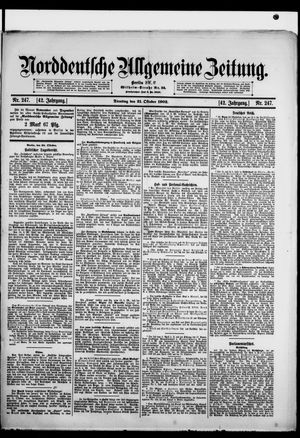 Norddeutsche allgemeine Zeitung vom 21.10.1902