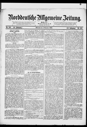 Norddeutsche allgemeine Zeitung vom 05.11.1902