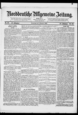 Norddeutsche allgemeine Zeitung vom 06.11.1902