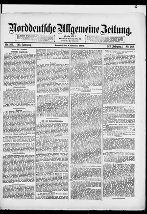 Norddeutsche allgemeine Zeitung vom 08.11.1902