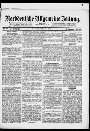 Norddeutsche allgemeine Zeitung vom 15.11.1902