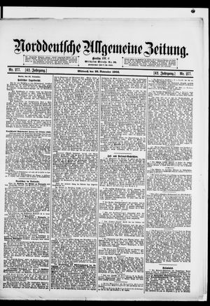 Norddeutsche allgemeine Zeitung vom 26.11.1902