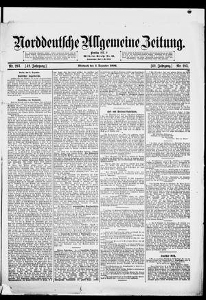 Norddeutsche allgemeine Zeitung vom 03.12.1902