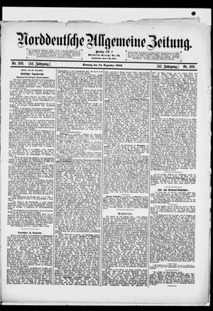 Norddeutsche allgemeine Zeitung vom 14.12.1902