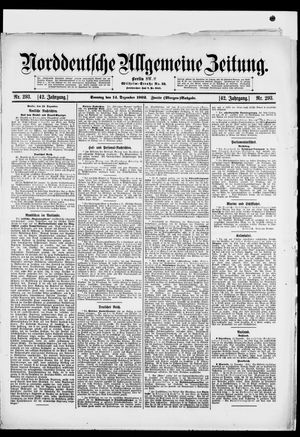 Norddeutsche allgemeine Zeitung vom 14.12.1902