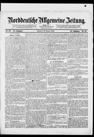 Norddeutsche allgemeine Zeitung vom 19.12.1902