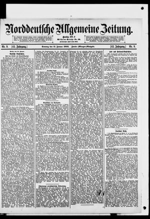 Norddeutsche allgemeine Zeitung vom 11.01.1903