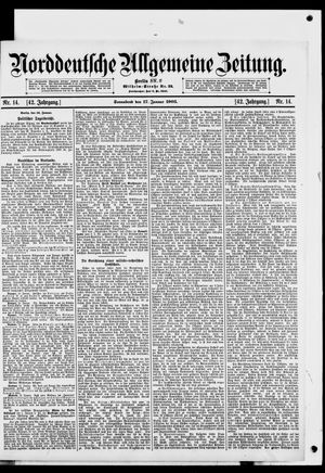 Norddeutsche allgemeine Zeitung on Jan 17, 1903