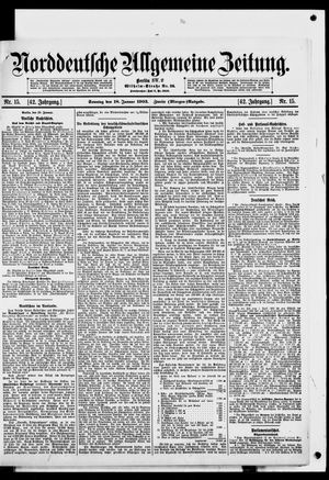 Norddeutsche allgemeine Zeitung on Jan 18, 1903