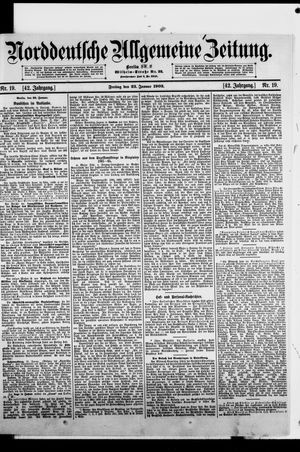 Norddeutsche allgemeine Zeitung vom 23.01.1903