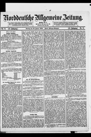 Norddeutsche allgemeine Zeitung on Jan 25, 1903