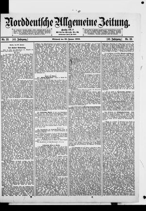 Norddeutsche allgemeine Zeitung on Jan 28, 1903