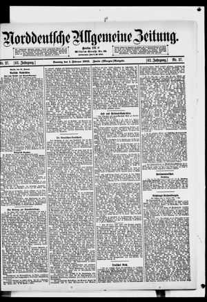 Norddeutsche allgemeine Zeitung on Feb 1, 1903