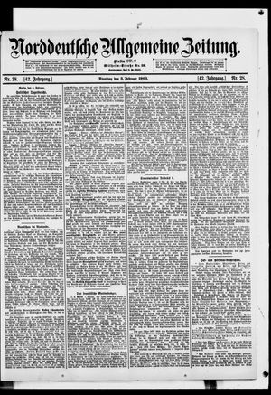 Norddeutsche allgemeine Zeitung vom 03.02.1903