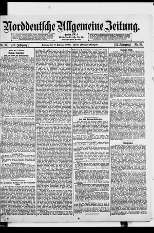 Norddeutsche allgemeine Zeitung vom 08.02.1903