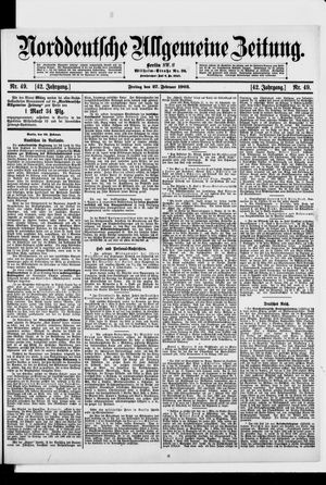 Norddeutsche allgemeine Zeitung on Feb 27, 1903