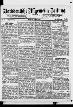 Norddeutsche allgemeine Zeitung vom 08.03.1903