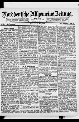 Norddeutsche allgemeine Zeitung vom 11.03.1903