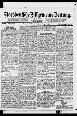 Norddeutsche allgemeine Zeitung on Mar 15, 1903