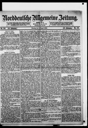 Norddeutsche allgemeine Zeitung on Aug 4, 1903