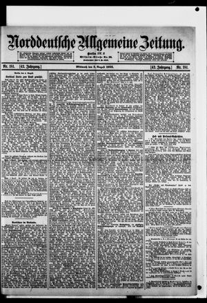 Norddeutsche allgemeine Zeitung vom 05.08.1903