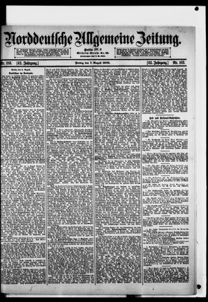 Norddeutsche allgemeine Zeitung vom 07.08.1903
