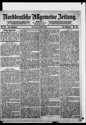 Norddeutsche allgemeine Zeitung on Aug 9, 1903