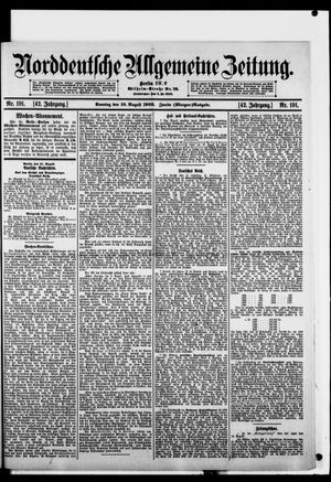 Norddeutsche allgemeine Zeitung vom 16.08.1903
