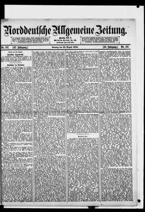 Norddeutsche allgemeine Zeitung vom 23.08.1903