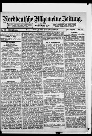 Norddeutsche allgemeine Zeitung vom 23.08.1903