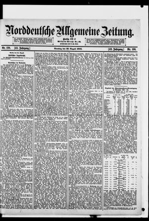 Norddeutsche allgemeine Zeitung vom 25.08.1903
