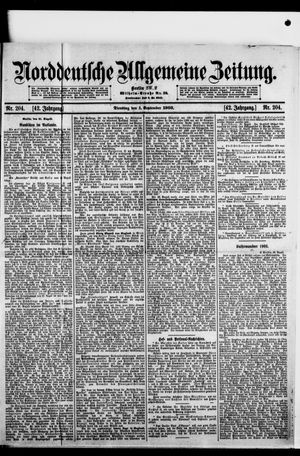 Norddeutsche allgemeine Zeitung vom 01.09.1903