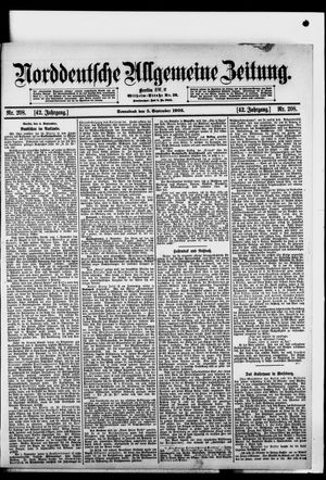 Norddeutsche allgemeine Zeitung vom 05.09.1903