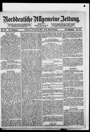 Norddeutsche allgemeine Zeitung vom 13.09.1903