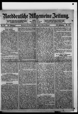 Norddeutsche allgemeine Zeitung vom 20.09.1903