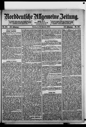 Norddeutsche allgemeine Zeitung vom 29.09.1903